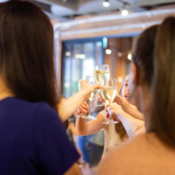 Women enjoying a private spa party