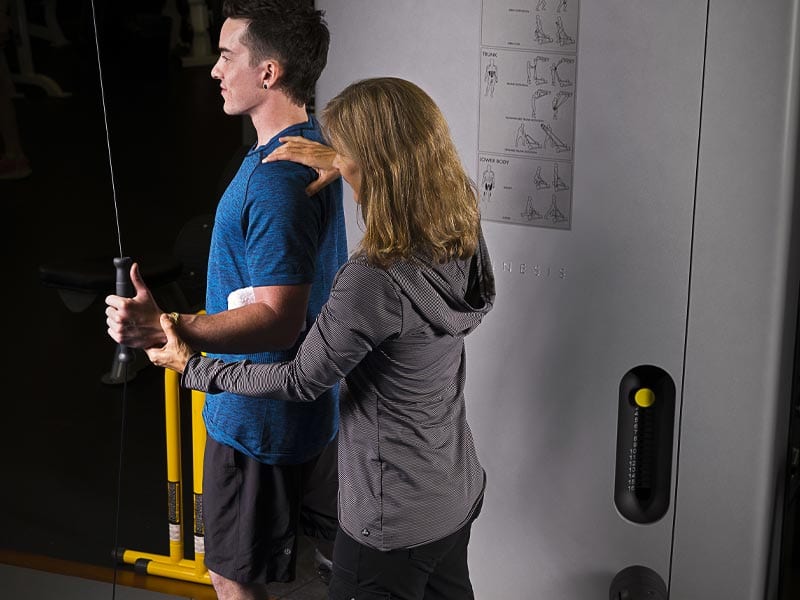 Sports Rehab on shoulder