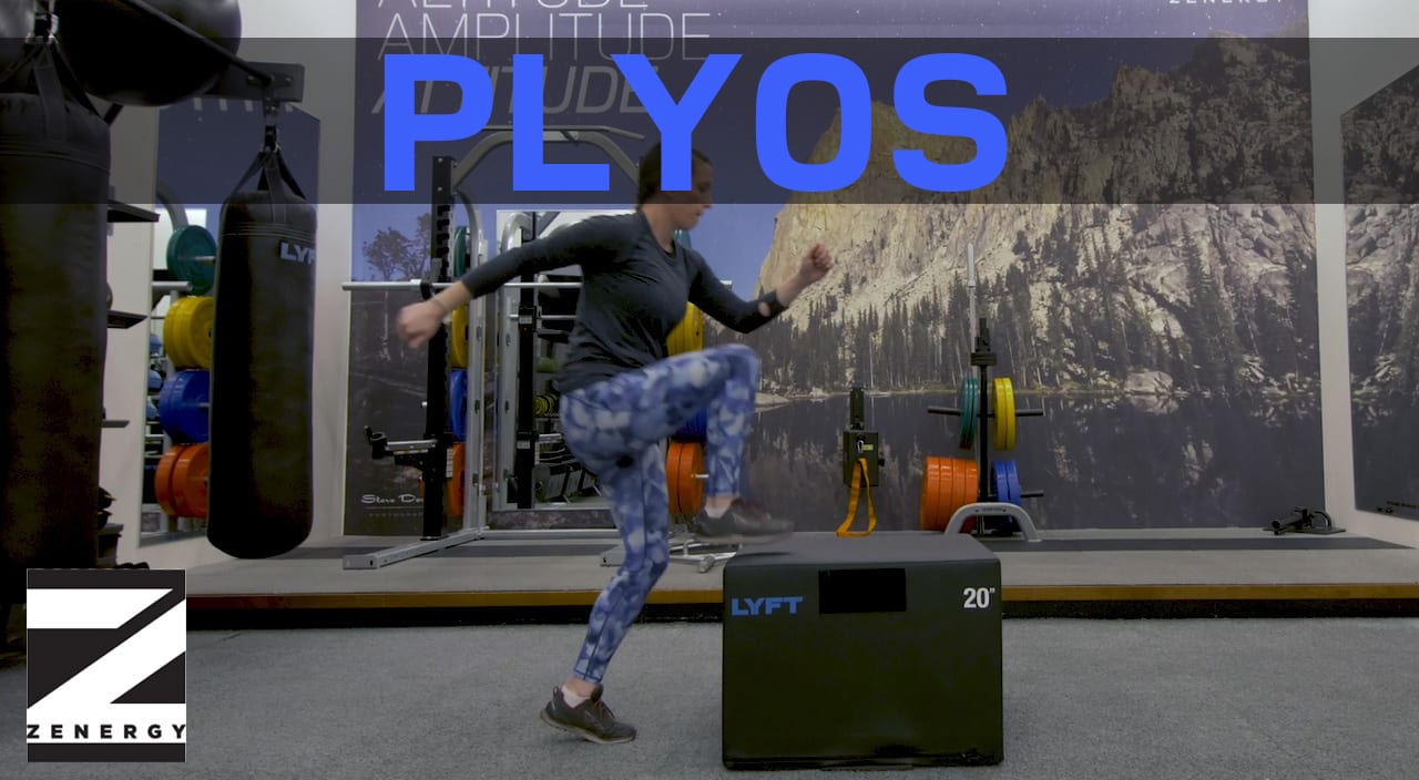 plyo box jumps in pivot studio zenergy